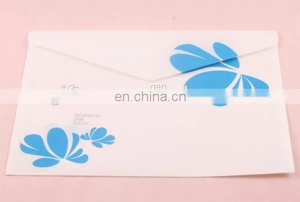 clear transparent pvc bag/plastic file bag