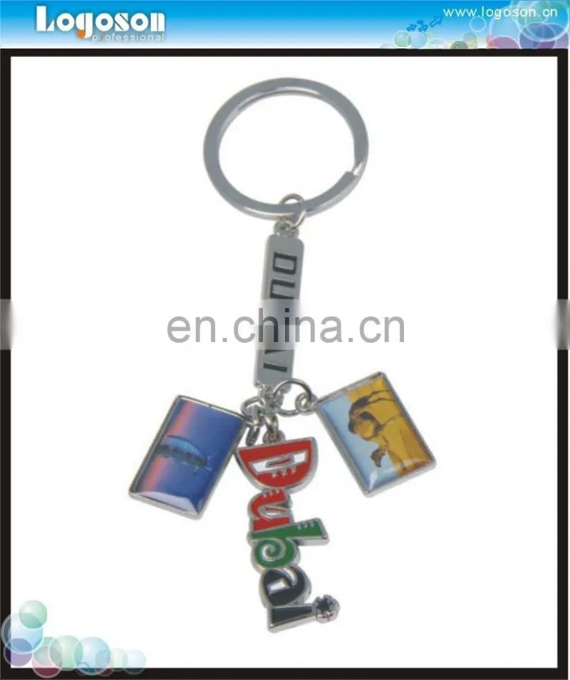 2016 New design souvenir metal keychain for dubai
