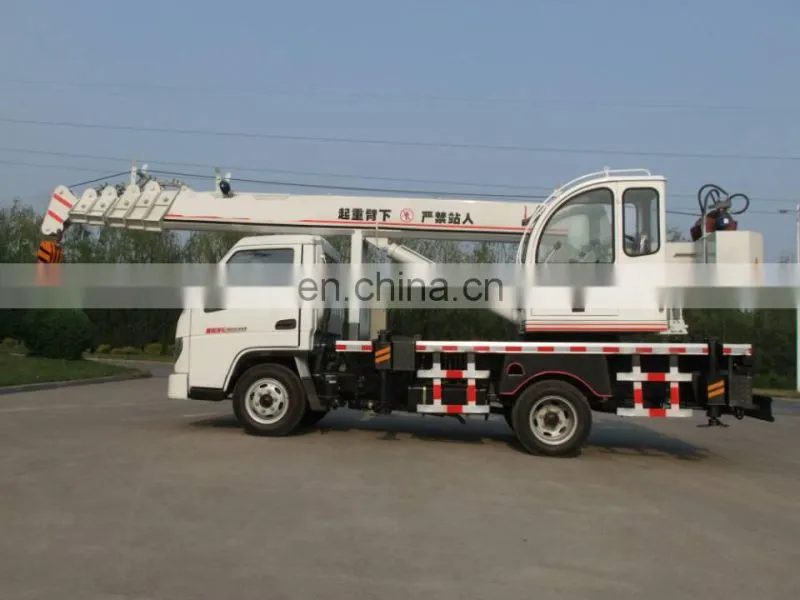 Chinese cheap tire crane truck, wheeled tire crane truck