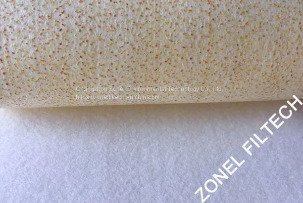 acrylic needle felt filter cloth with PTFE membrane treament