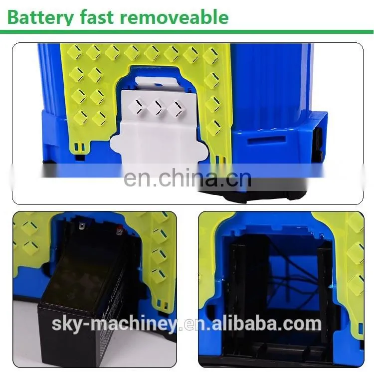 battery removable portable dynamo electric water weed sprayer
