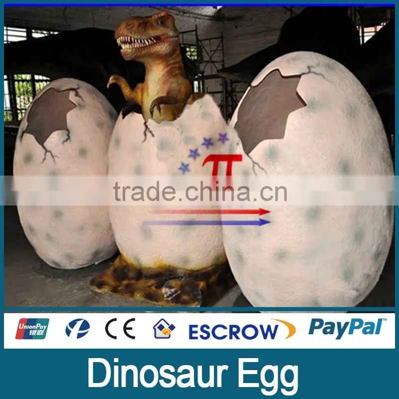 JLDE-0166 amusement park life size animatronic dinosaur egg