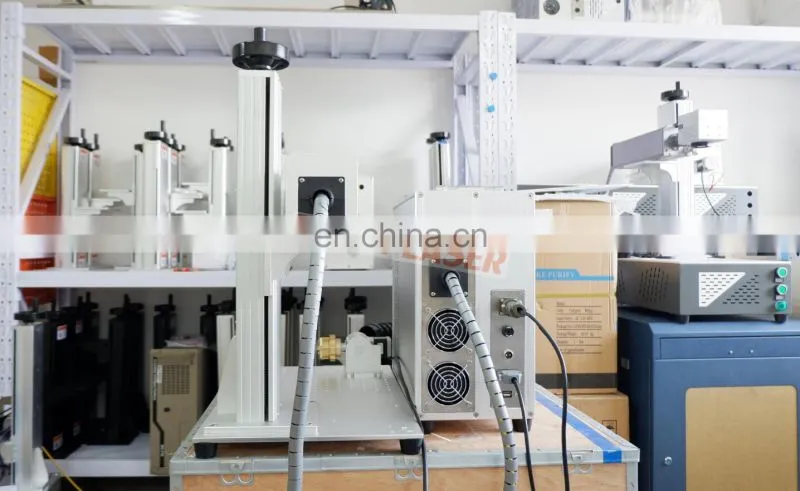 Outstanding pet bottles recycle polyester staple fiber making machine mini fiber laser marking machine 20w