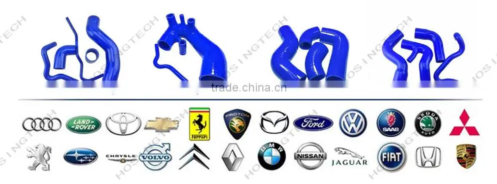 Brand new soft heat radiator silicone hose kit with factory price