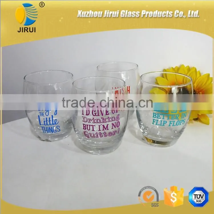 modern glass cups for beer