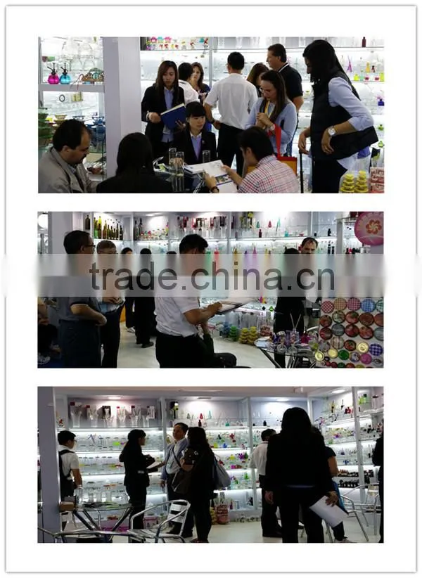 2015 Hot Sale 250ml Round Shape Clear Olive Oil Glass Bottle