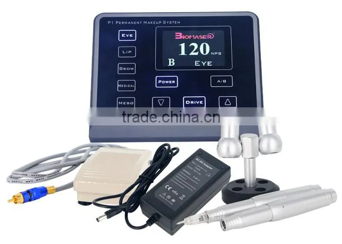 New arrival electric digital permanent makeup touch-screen tattoo machine kit