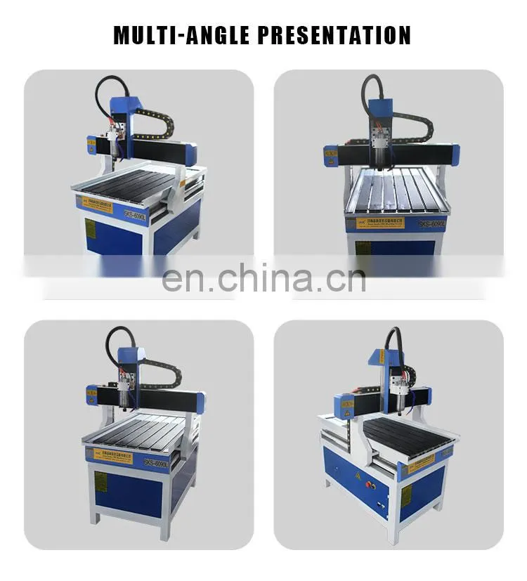 SENKE Hot Sale 4 Axis SKA-6060 6090 MINI CNC Cutter Wood Acrylic Metal Engraving Milling Machine