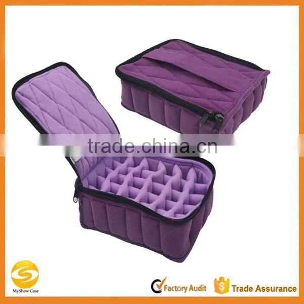 Custom 30 bottles Soft essential oil carrying case bag,essential oil travel case,essential oil carrying case