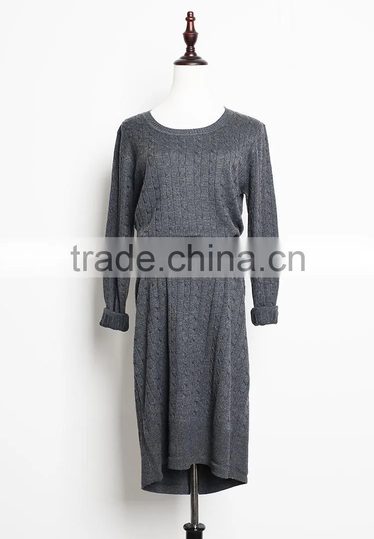 Special design chashmere knitted sweater for fashion ladies