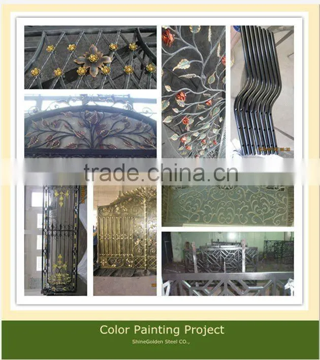 Ornamental Wrought Iron Garden Fence