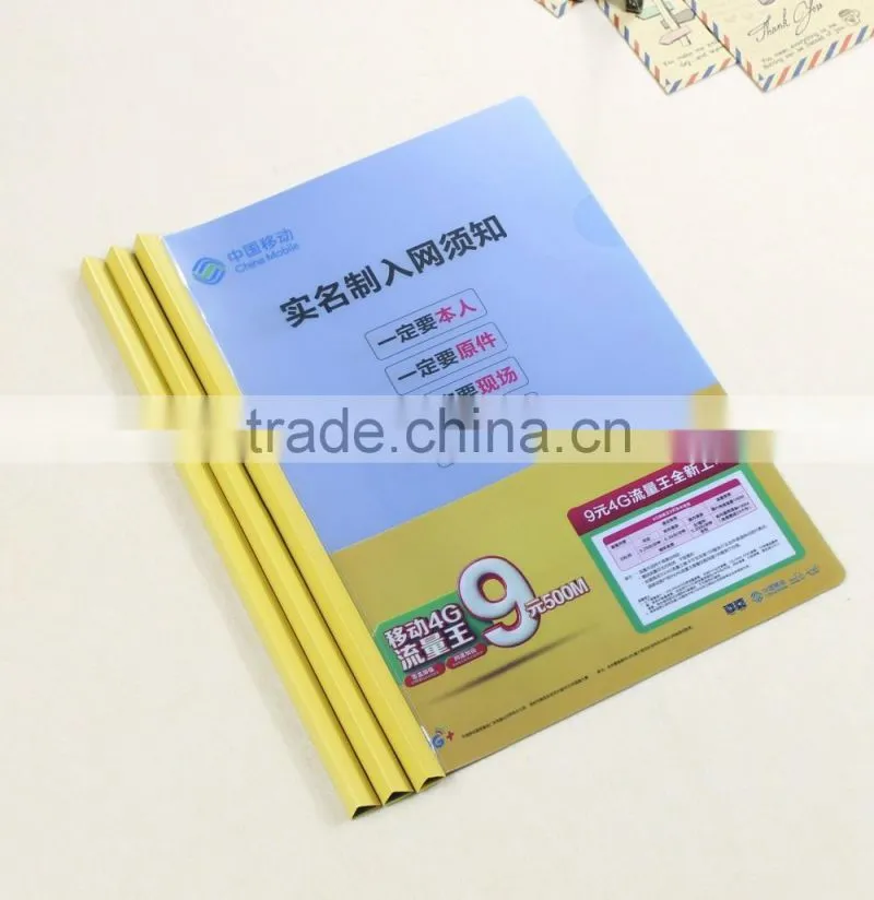 Factory foldable clear file folder box, portable file folder bag