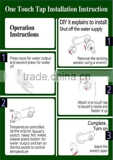 Aerator Water Saving One Touch Tap