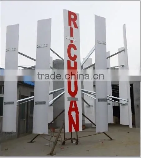 Hot Sale!!! richuan 2015 newest permanent magent generator for 60KW/60000w Vertical Axis Wind Turbine, Wind Generator for sale