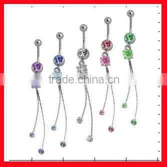 fashion belly ring navel piercing jewelry