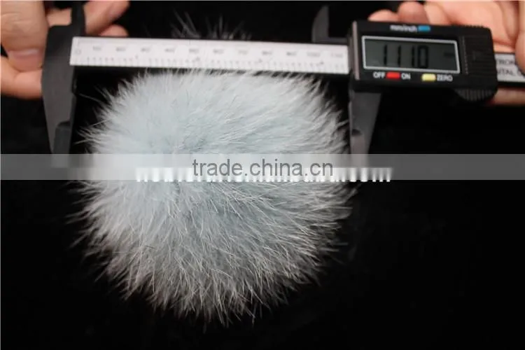 Real Fox Fur Pom Poms For Car Key Hangings Pendant Accessories