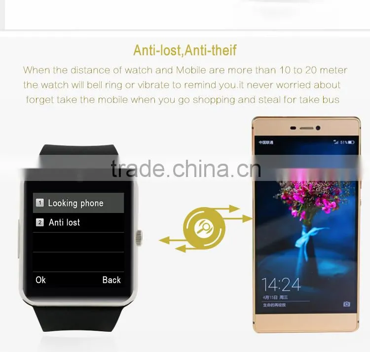 2016 New Fashion Bluetooth wifi Smart Watch GT08 Android Smart Watch Smart Wrist Band Smart Bracelet Sport Watch