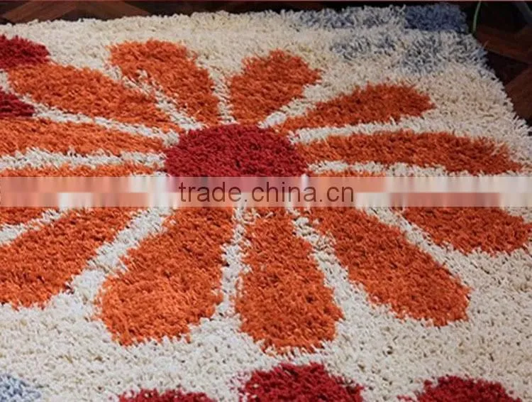 Cheap eco-friendly material jacquard colorful embossed carpets