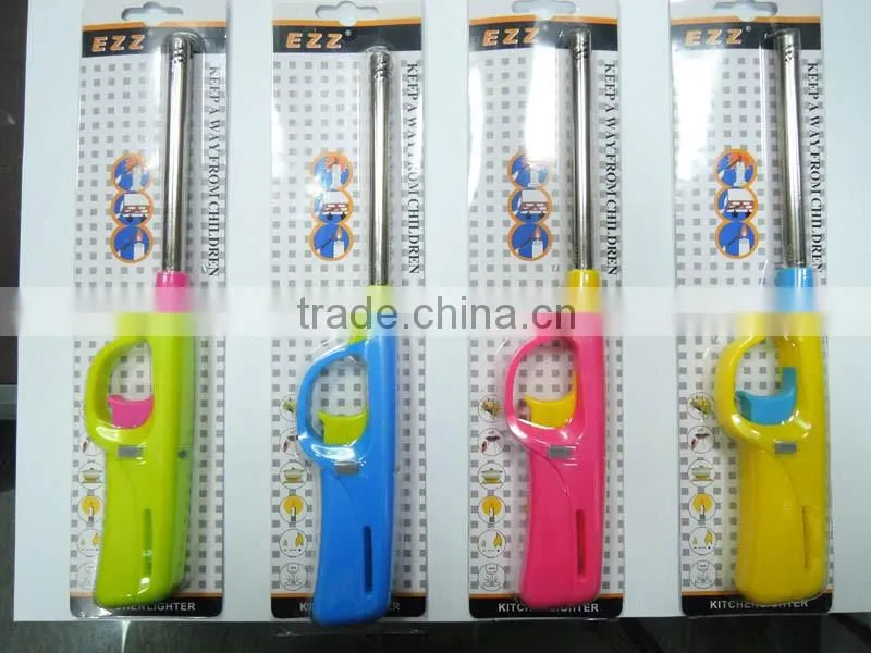 long gas rechargeable BBQ lighter big kitchen lighter
