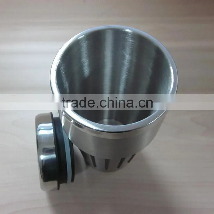 Stainless steel double wall 16oz travel tumblers car mugs without handle