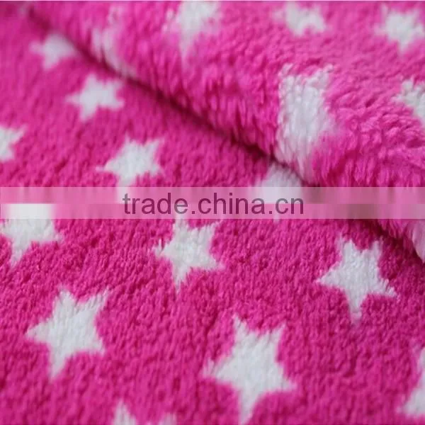 polyester fleece fabric for children pajamas