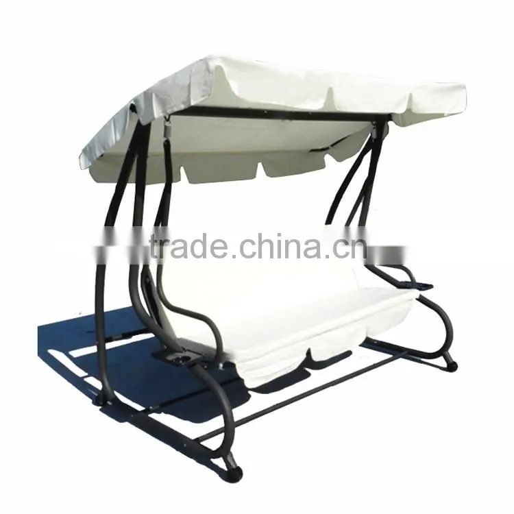 Entertainment Leisure High Quality Luxury Patio 3 Seat Adult Outdoor Garden Swing