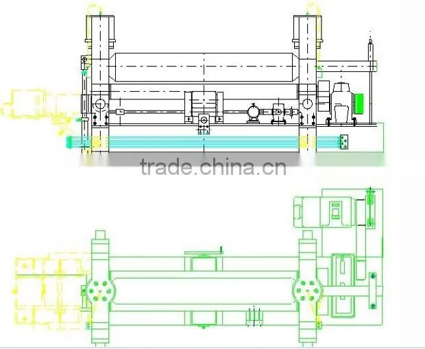 Direct factory 3 rollers stainless plate rolling machine