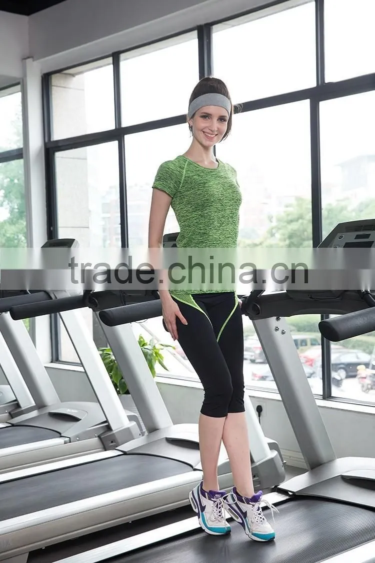 Custom Gym Yoga Shirt Women Short Sleeve T-Shirt Wholesale Yoga Wear