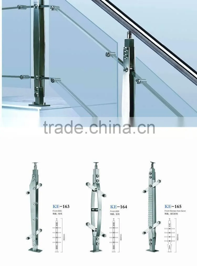stainless steel Baluster post railing designs