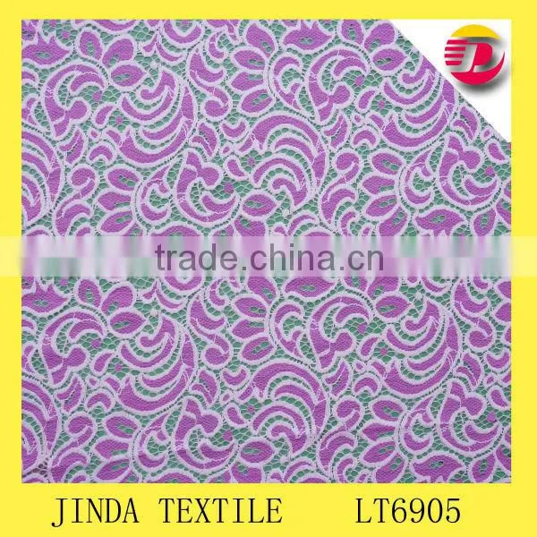 200G/Y nylon cotton crochet lace fabric#lt6905