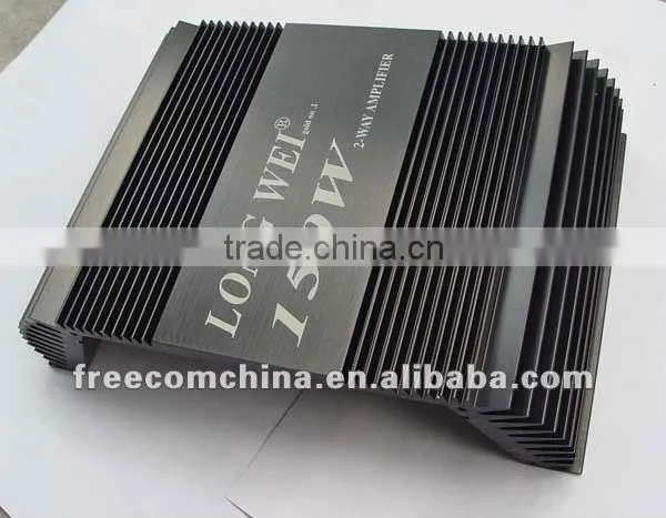 Anodizing aluminum profiles for heat sink