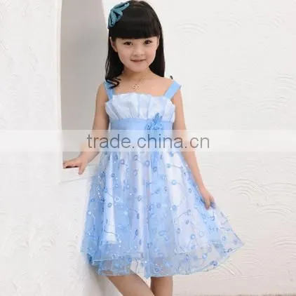 Orange latest design flower girl dress patterns