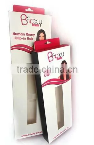 new paper hair extension box