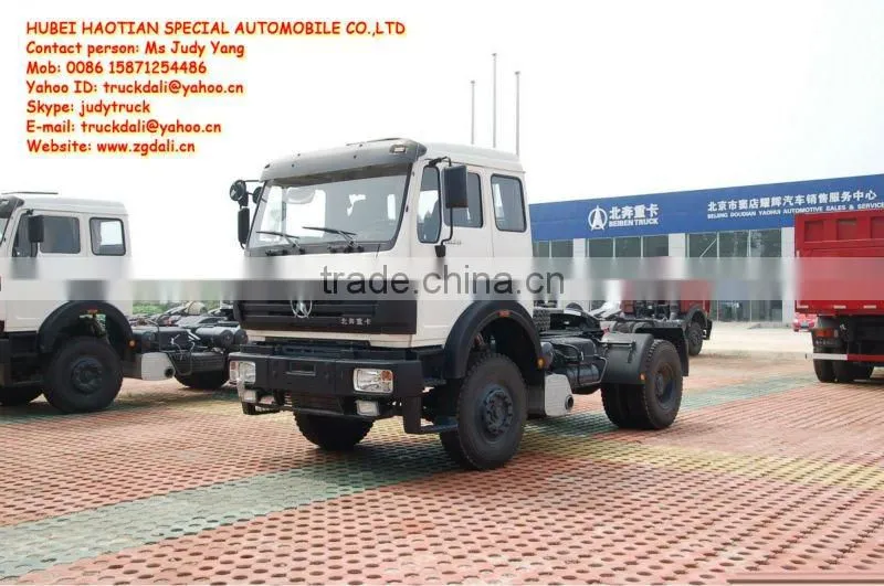 4X2 Beiben Tractor Truck Crane