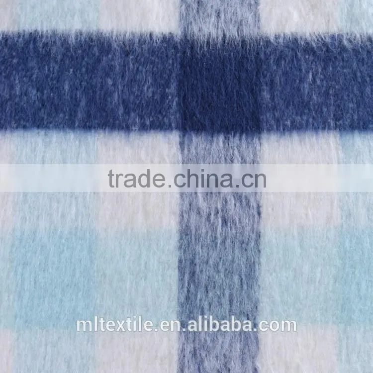 coats fabric plaid wool fiber fabric textile/woolen cloth