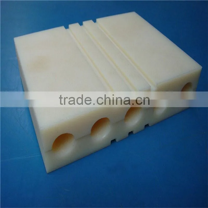 good wearing precision machining parts natural PA1010 nylon66 cable clamp