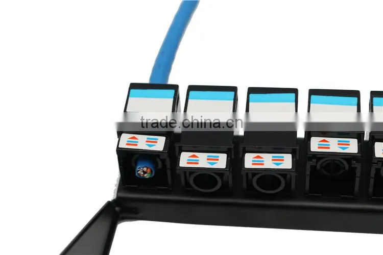 Fixed Unloaded 19" 24 Ports Blank Patch Panels