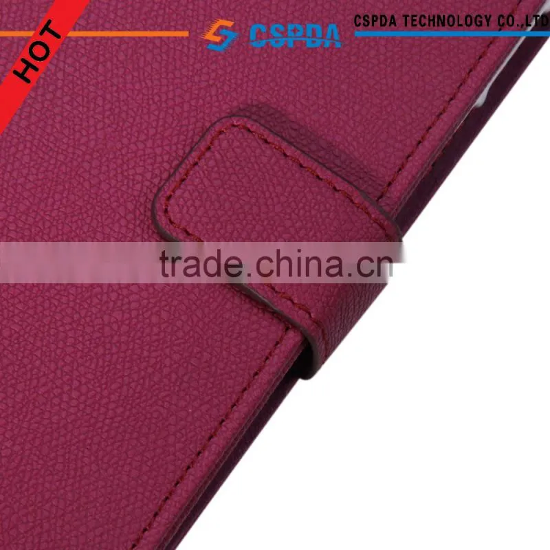 High quality wallet with standing function pu leather case for htc one2 one m8