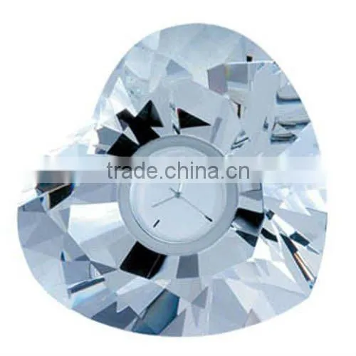 Fashion crystal clock for decoration