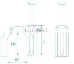 free samples manufacturer electrical wire plastic cable clip