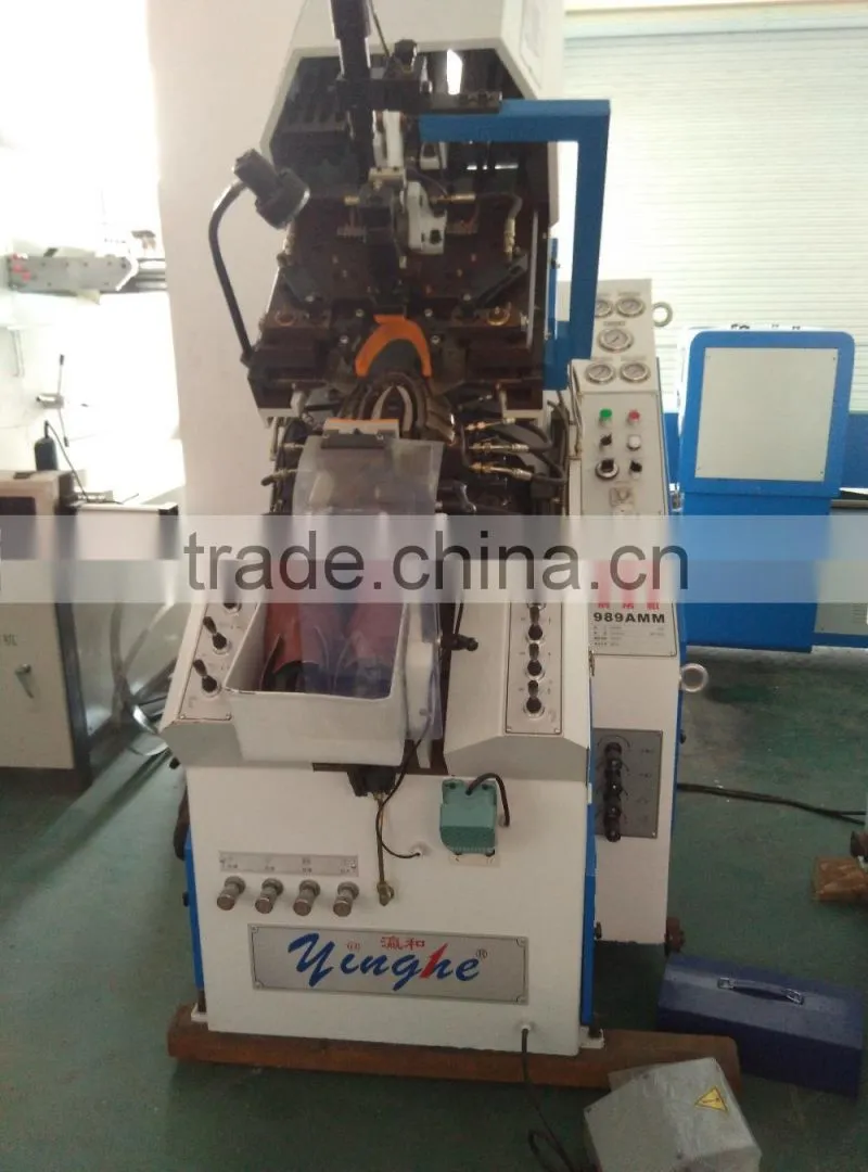 Full-automatic nine-claw oil press toe lasting mahcine with hot melt for high-heeled shoes,sneakers,plimsolls,canvas shoes,leath