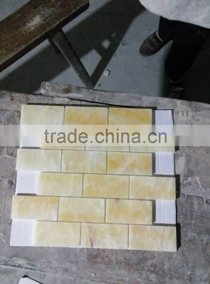 Honey onyx Mosaic---3D Desigh----Cheapest Price