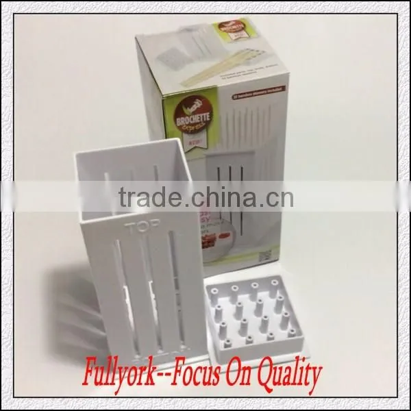 Brochette Express As Seen On TV Skewers Food Slicer BBQ Grill Shish Kabab Maker