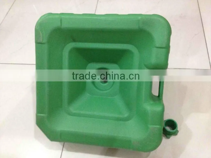 20L 25L 30L PE & plastic umbrella water base&stand for umbrella