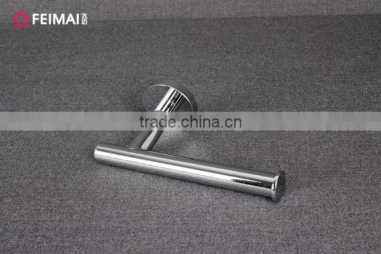 Wall Mounted European Style Brass Toilet Paper Holder without Lid for hotel