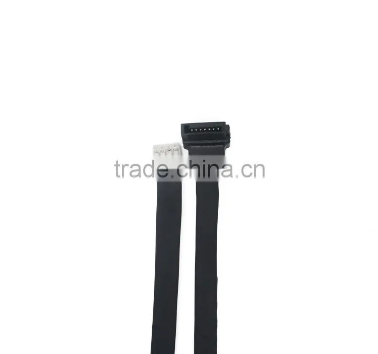 90 degree 7+15 pin HDD to 4 pin power cable to 7pin function of sata cable antistatic shielding