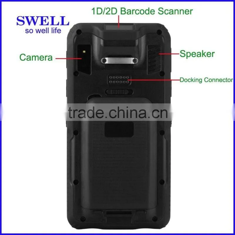 Q62 6 inch rugged tablet mobile android5.1 OS honeywell rugged handheld computer1D/2D barcode scanner