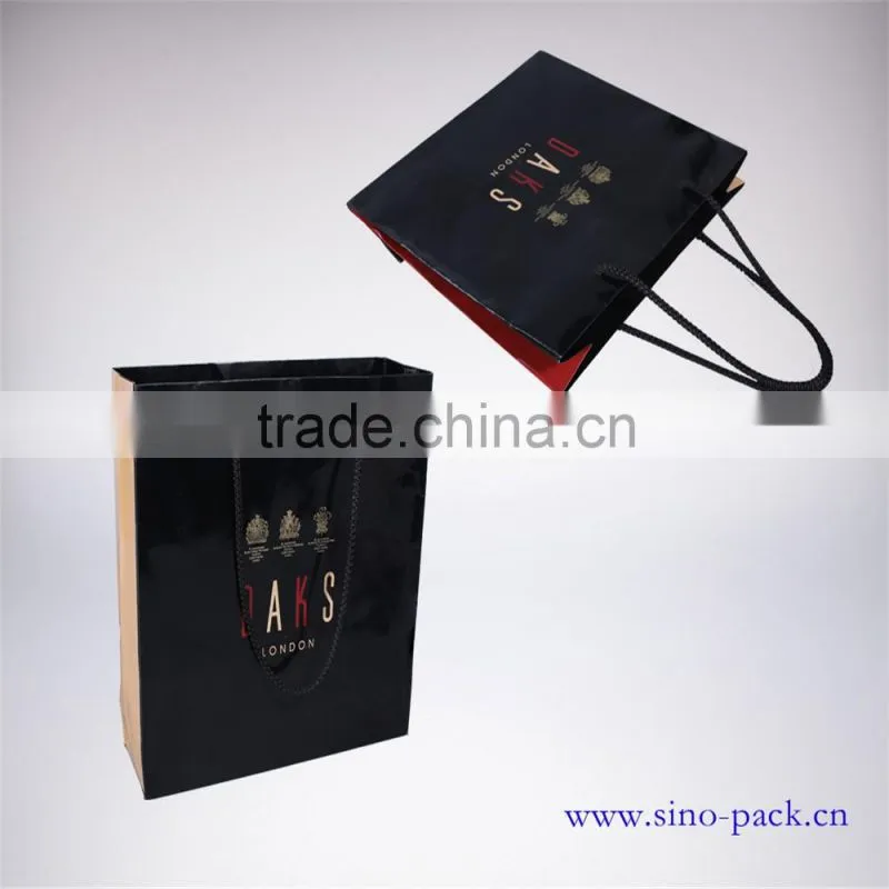 Printed custom made shoping bags fashionable shopping bags