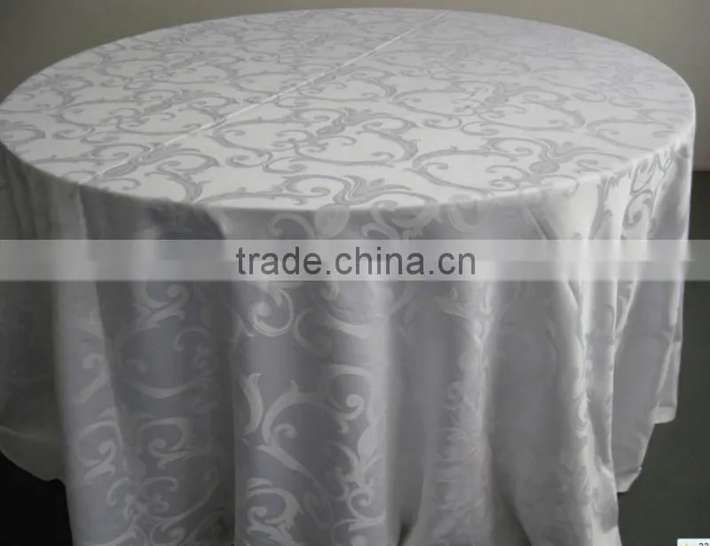 Elegant high quality jacquard table cloth for banquet