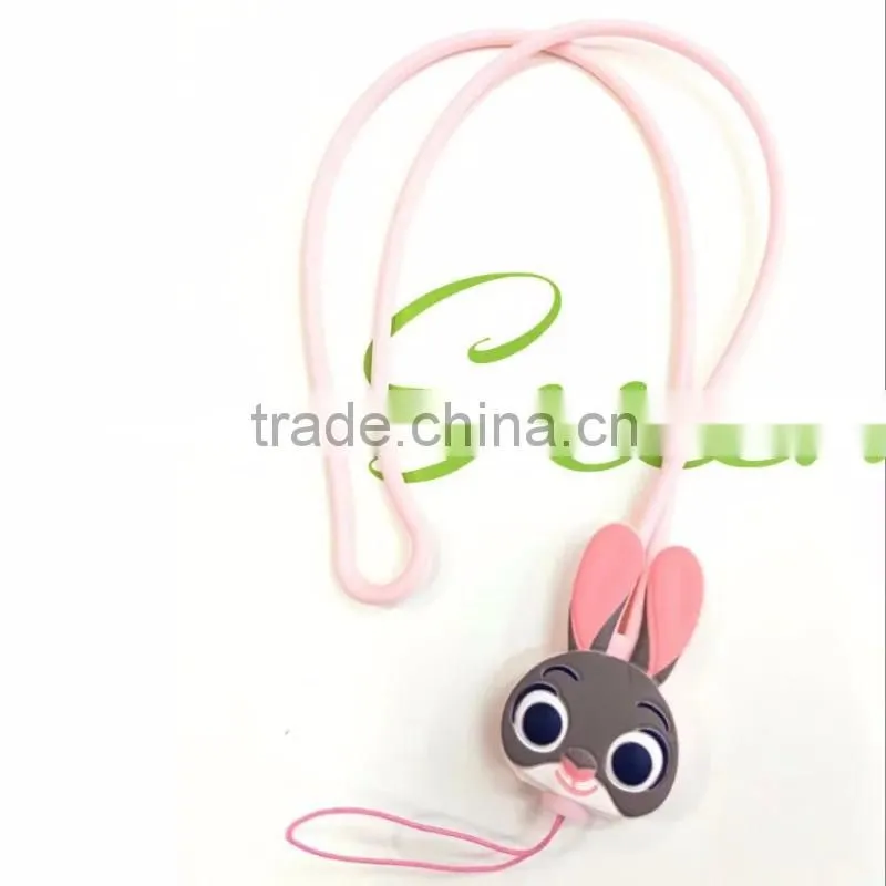 silicone cell phone strap /phone accessories